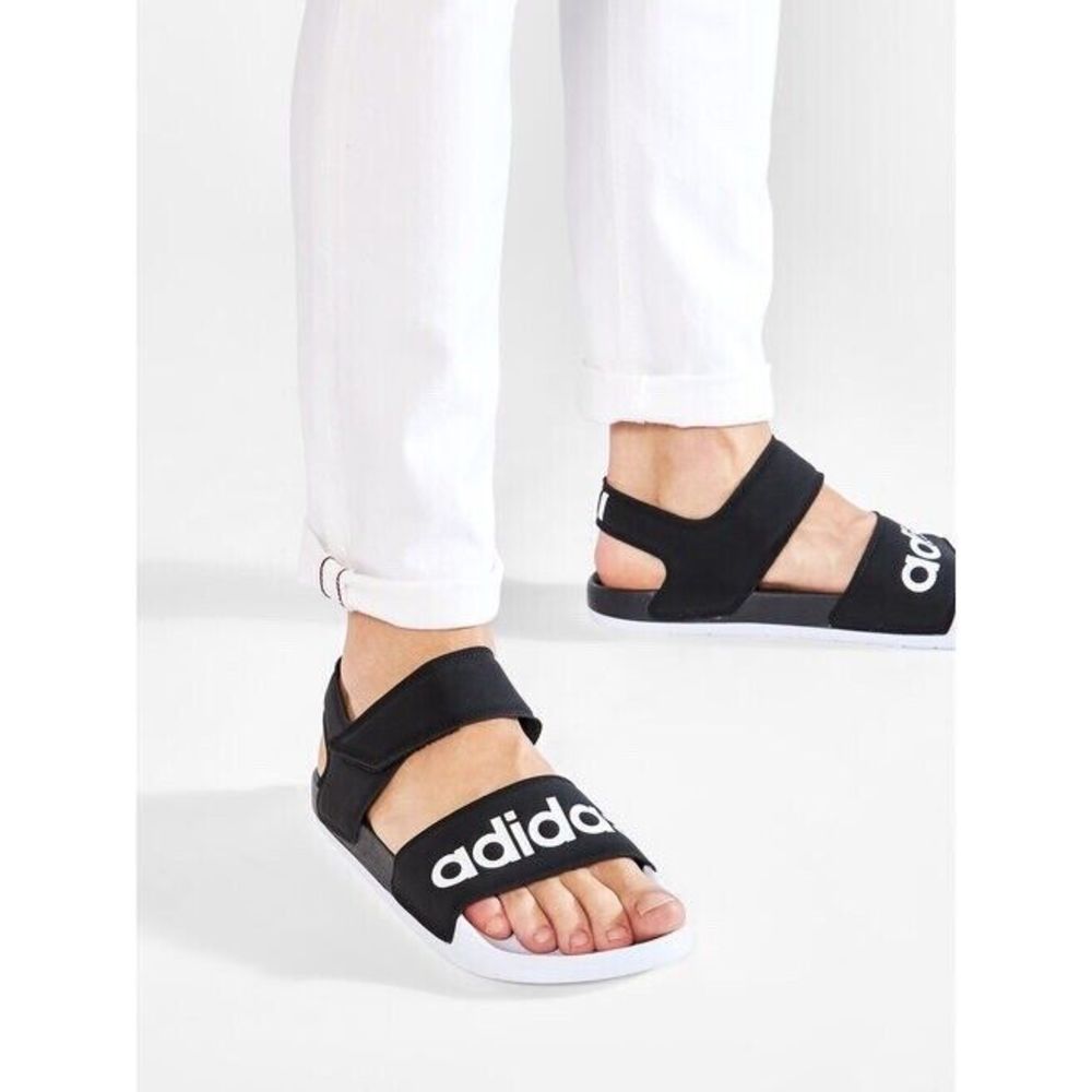 WOMEN'S Adidas Adilette Sandals Core Black G28695 - Picture 2 of 12